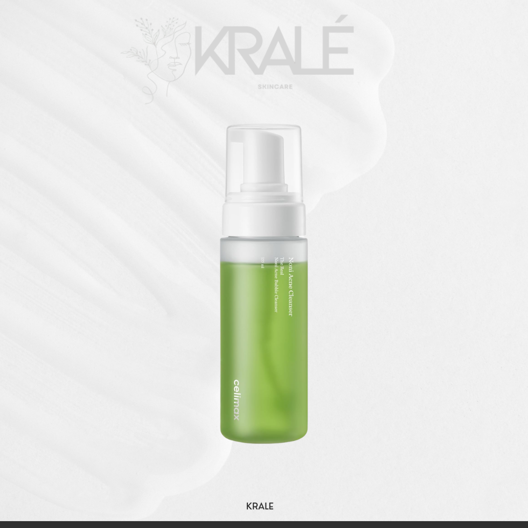 celimax Noni Bubble Cleanser | Gel facial de fórmula suave para pieles sensibles a grasas secas mixtas calmantes, calmantes, exfoliantes, 5.2 fl oz