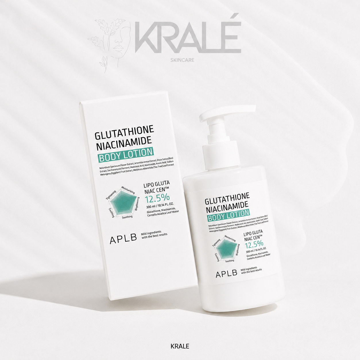 APLB Glutathione Niacinamide Body Lotion 300ml