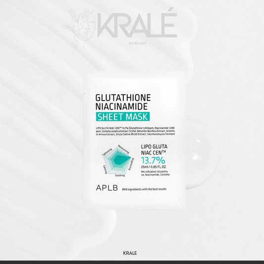 APLB - Mascarilla con Niacinamida Glutathione Niacinamide Sheet Mask [25ml]