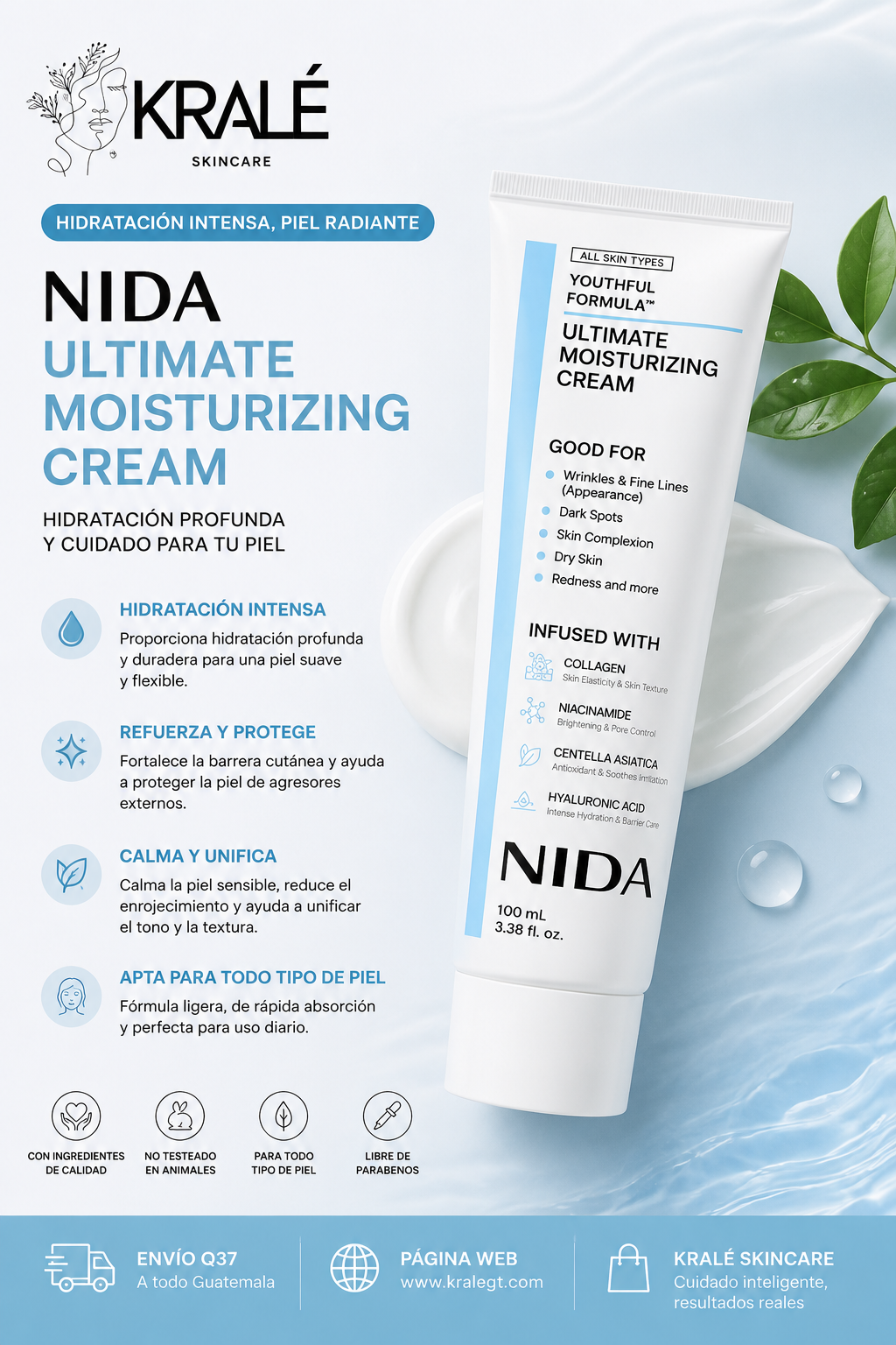 NIDA Ultimate Moisturizing Cream 100ml