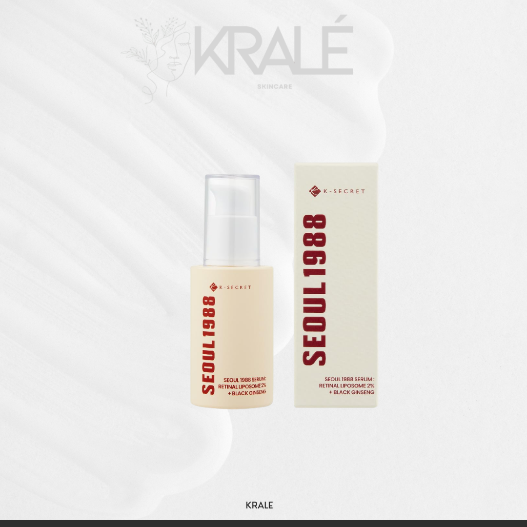 KSECRET - Sérum Facial SEOUL 1988 Sérum: Liposoma de Retina al 2% + Ginseng Negro [30 ml]