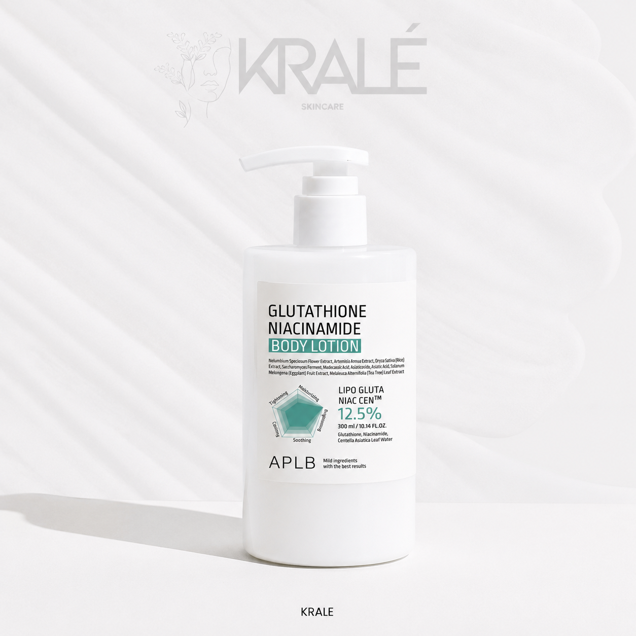 APLB Glutathione Niacinamide Body Lotion 300ml