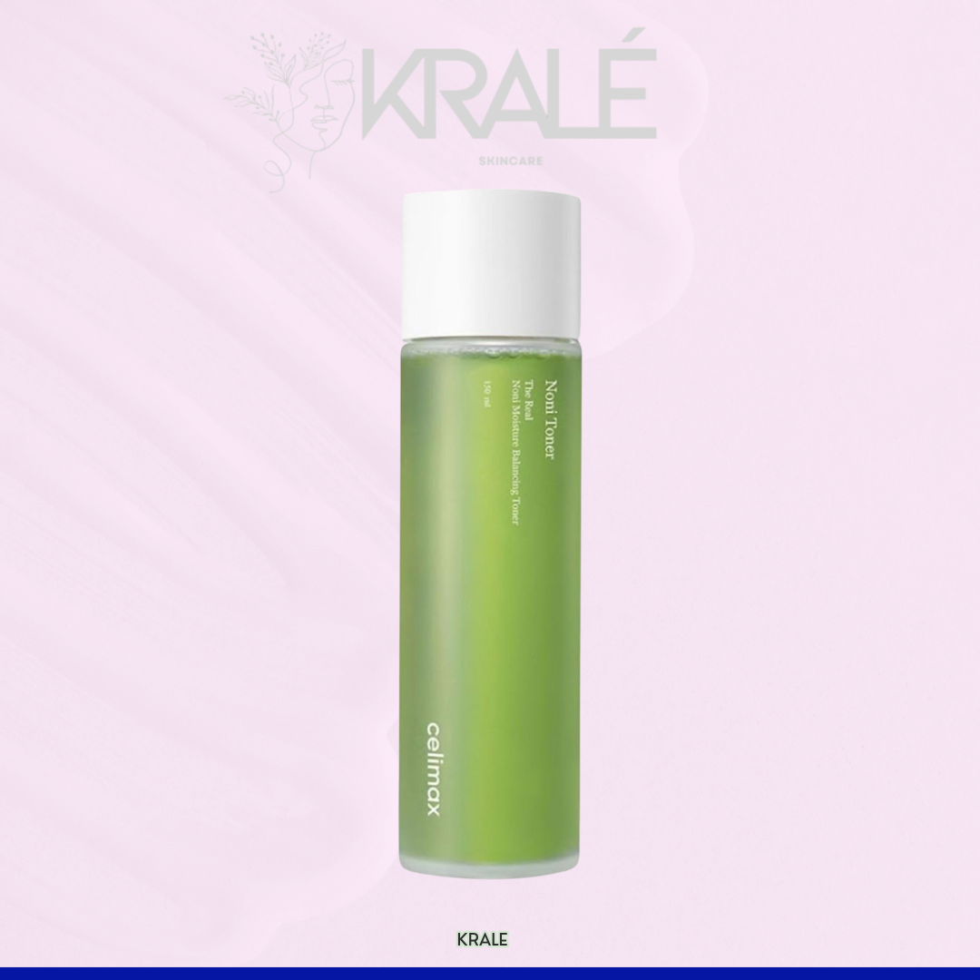 celimax Noni - Tónico equilibrante de humedad, con extracto de noni, astringente facial, hidratante, exfoliante, para pieles secas sensibles, líneas finas, cuidado de la piel coreano, 5.1 fl oz